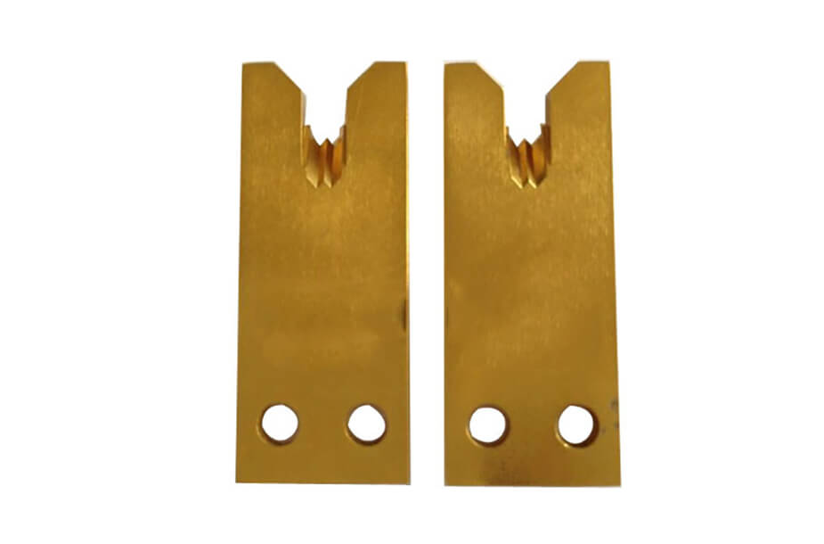 Blades of wire cutting and stripping machine