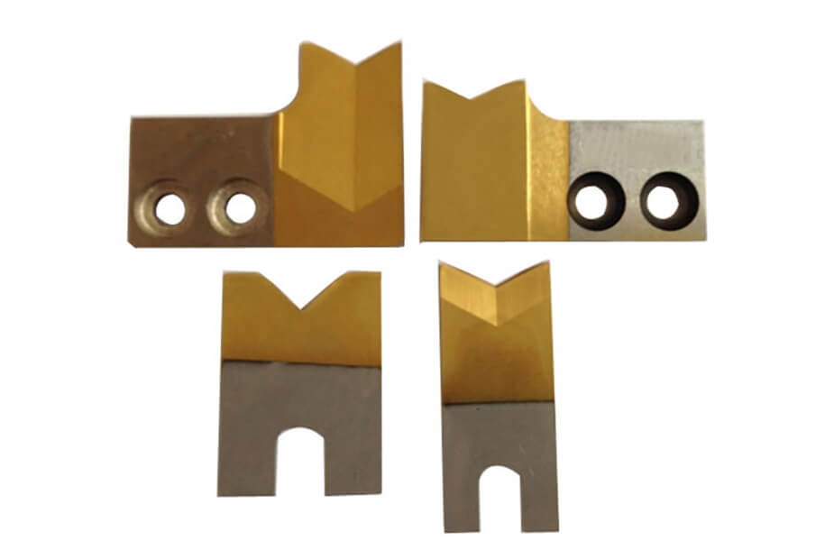 Blades of wire cutting and stripping machine