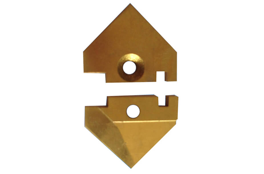 Blades of wire cutting and stripping machine