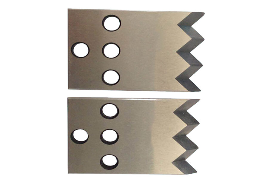 Blades of wire cutting and stripping machine