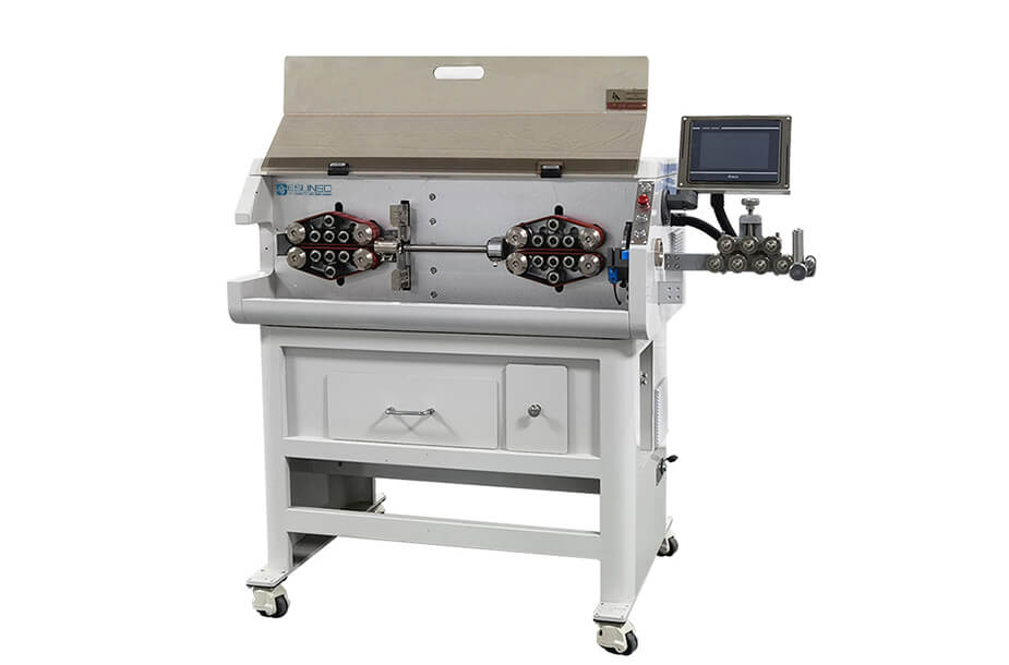 Big wire cut and strip machine