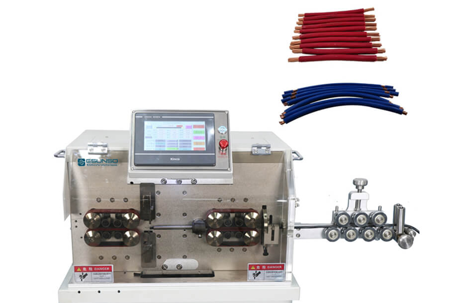 CS-830 automatic cable cut and strip machine